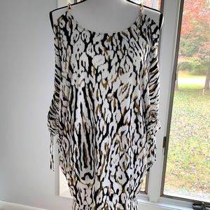 Roidal Kenya gold Niagara tunic/ beach dress